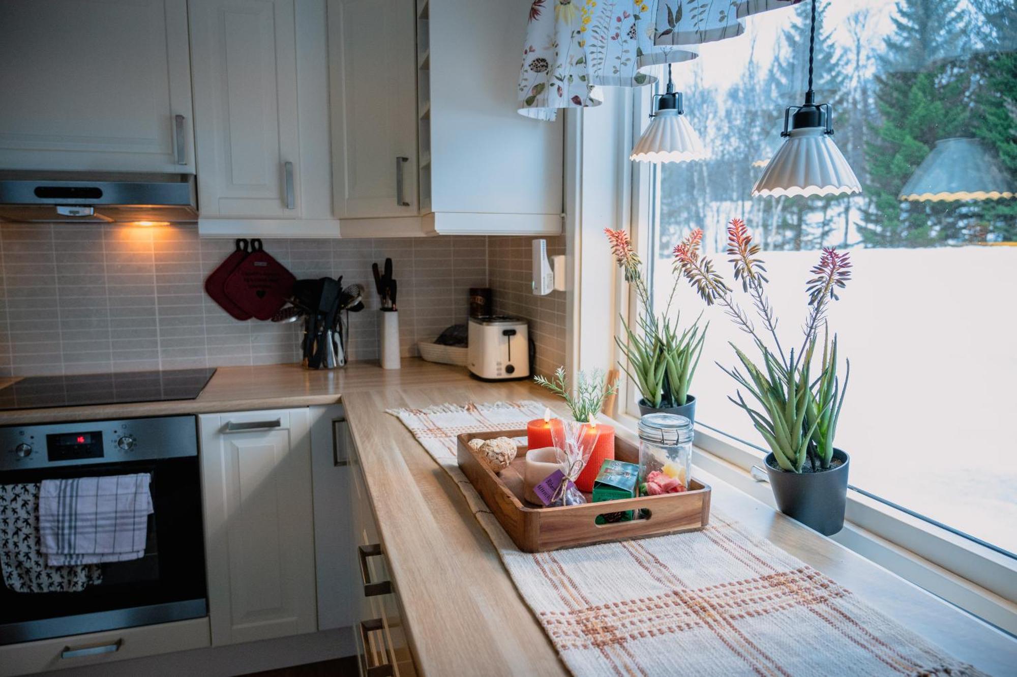 Fredfullt Hus Ved Oksfjordvannet