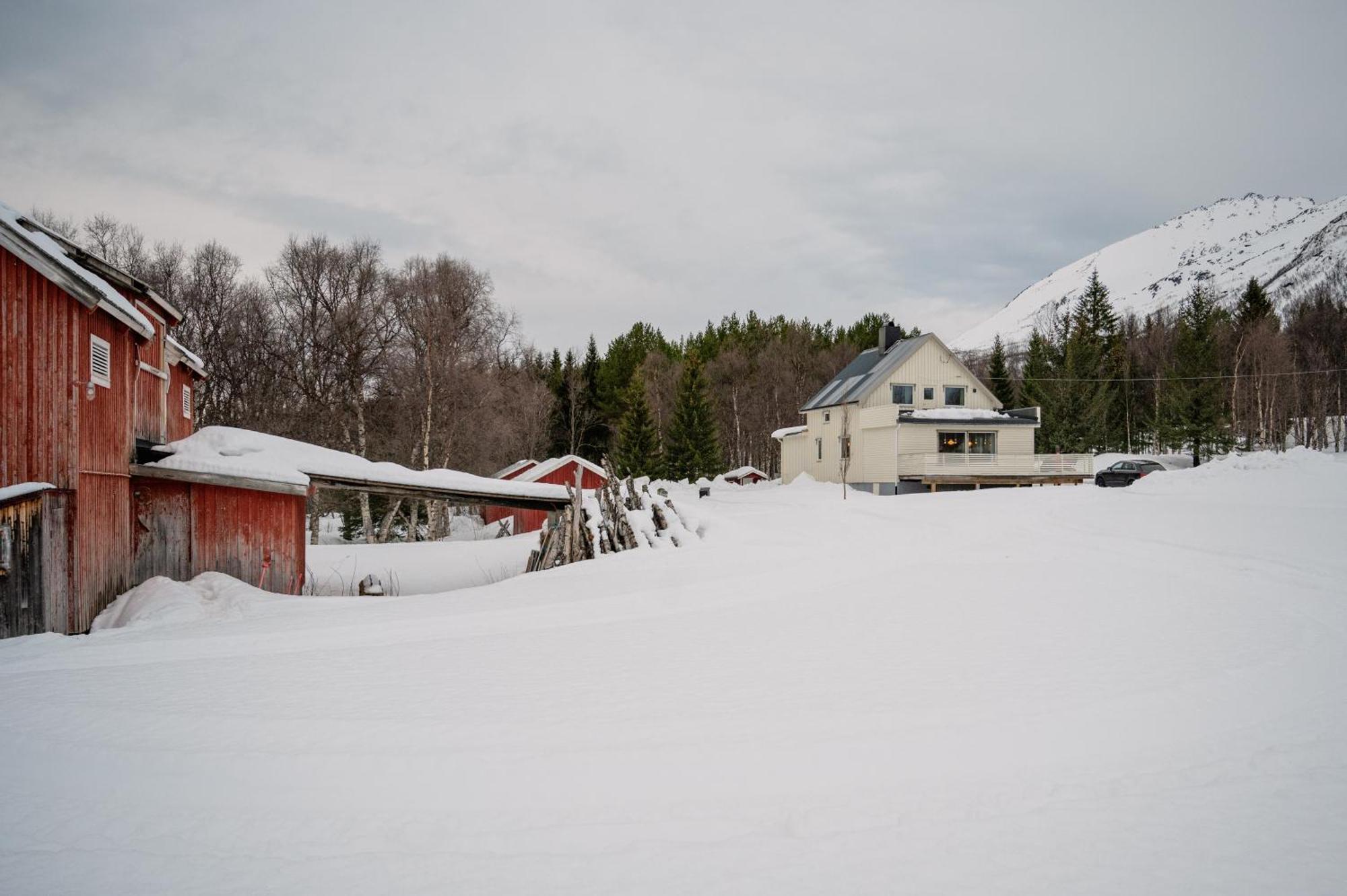 Fredfullt Hus Ved Oksfjordvannet Vakantiehuis